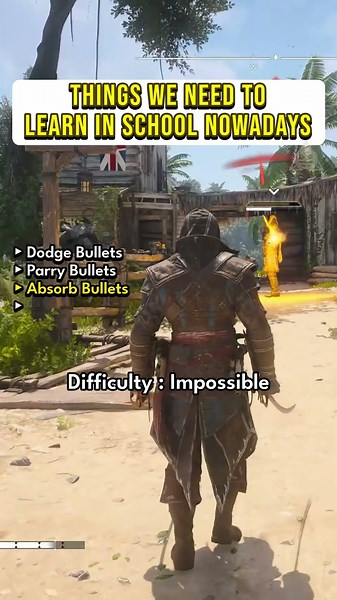 Game to discover 💀 How to deal with Bullets #assassinscreed #blackflagresynced #clipacworld