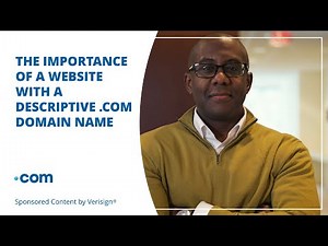 The Importance of a Website with a Descriptive .com Domain Name