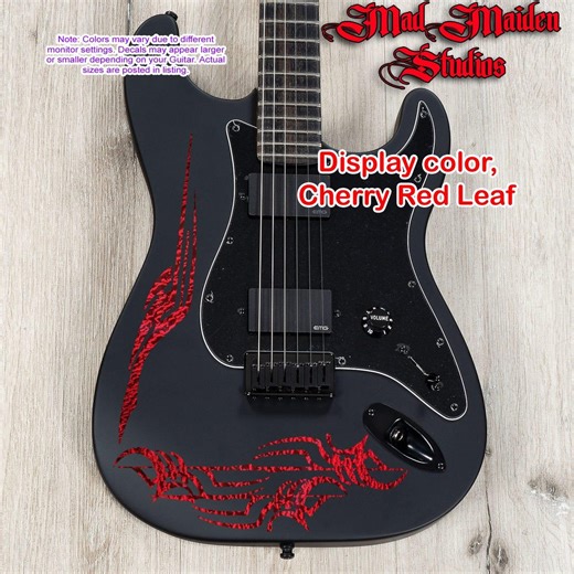 Guitar & Bass Vinyl Decal Set - Universal Fit, Peel and Stick. Pick the Color. - Etsy