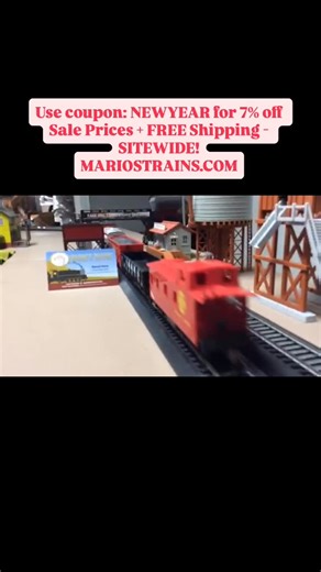 Mario's Trains on Instagram: "Use coupon: NEWYEAR for 7% off Sale Prices + FREE Shipping - SITEWIDE! MARIOSTRAINS.COM"