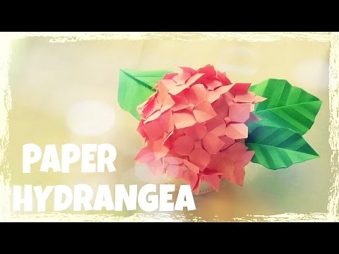 Origami Easy - Origami Hydrangea Flower Tutorial