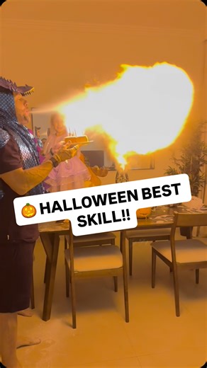 Recipe: CAN’T BELIEVE IT WORKS SO WELL 😎 Icing sugar (powdered sugar) spitting dragon It just works 😎 #children #kids #fun #halloween #fire #spitfire #flamethrower #recipe | Roman Vagner