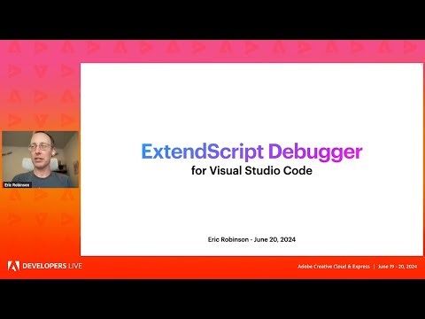 DevTools from the Community: ExtendScript Debugger for Visual Studio Code | Eric Robinson