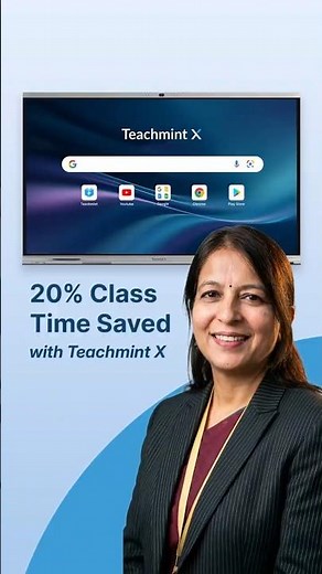 Digital Board for Teaching That Saves 20% Class Time | Teachmint X Classroom Story
