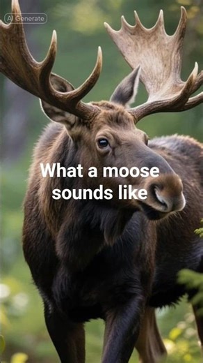 What a moose sounds like #moose #animalsounds