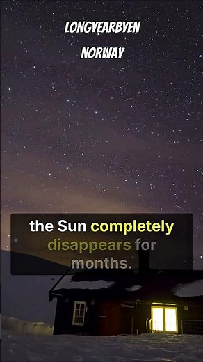 A Village Where the Sun Disappears for Months 🌑❄️ | Polar Night Explained