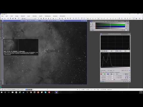 How to use histogram transformation *Pixinsight*