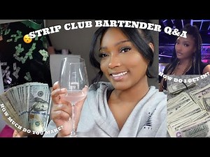 CLUB BARTENDER Q&A| HOW TO GET JOB? REQUIREMENTS? HOW MUCH DO YOU MAKE? + END OF NIGHT MONEY COUNT🤑