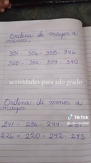 Actividades Matemáticas para 2do Grado