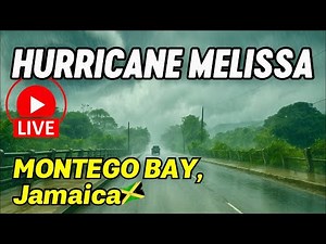 🔴 Hurricane Melissa NOW in Jamaica! LIVE FOOTAGE
