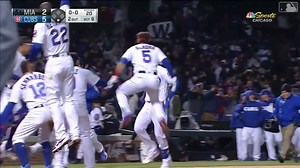 Cubs walk off! Cubs win! Kris Bryant hit his 3rd career walk-off homer to get us back in the win column. #EverybodyIn | Chicago Cubs