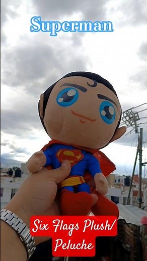 Superman Plush/ Peluche Six Flags #superman