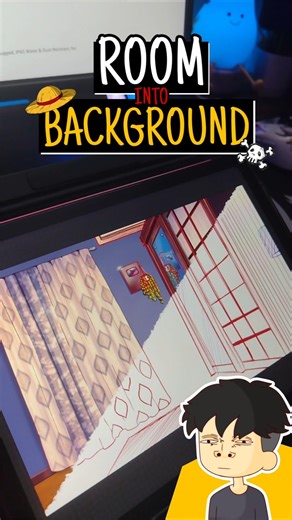 Turning My Room Into an Anime Background || IPAD ANIMATION