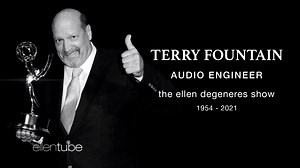 401K views · 14K reactions | Last week, the show lost our audio engineer, Terry Fountain. He worked with us every day for nearly two decades. He was one of the very best. Sending love to his family and ours. | Ellen DeGeneres | Facebook