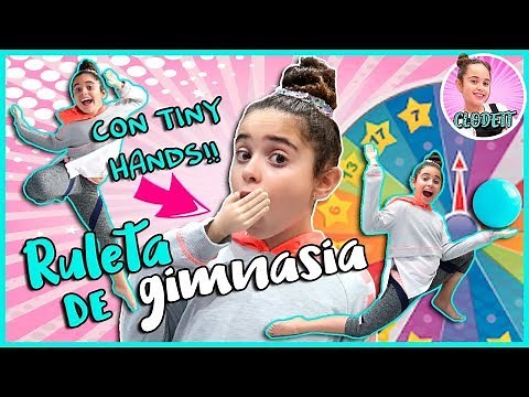 RULETA de GIMNASIA RÍTMICA con TINY HANDS 🖐🏻 RETO de GIMNASIA RÍTMICA o ARTÍSTICA con MINI MANOS