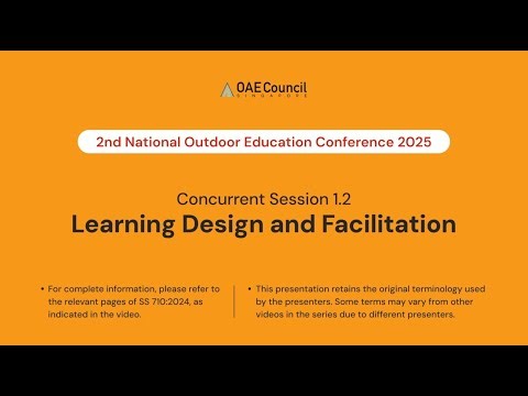SS Training Vid 3 Concurrent Session 1 2 Learning Design and Facilitation