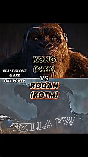 Kong (GXK) vs Rodan (KOTM) #godzillaxkongthenewempire #godzillakotm