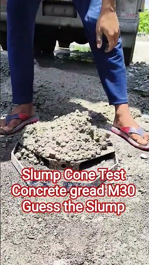Slump Cone Test Workability test step by step How to Slump