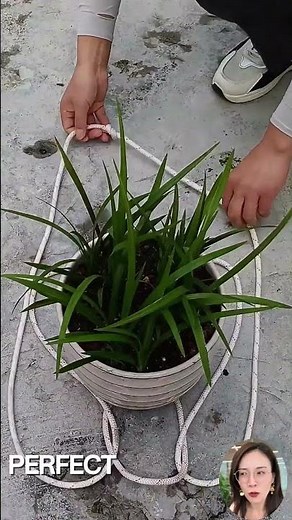 How to Tie a Strong & Beautiful Knot for Hanging Flower Pots | Easy Life Hack tips