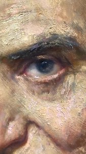 The portrait reveals remarkable sensitivity as textured pastel glazes build the weight of age and memory across the face. Notice how each plane shifts with quiet temperature changes which is a powerful lesson in letting subtle color carry emotion. Via: @paolaportfolio 🖼️ Artwork: Portrait Art by: @j.soleimanpour Remarks by: @artartluther #artworkanalysis #paolaluther Art Lessons: @therealatelier 🎨 | Paola Luther Art