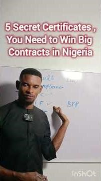 Key certificate for Contract in Nigeria #taxes #certificate #public #contractor