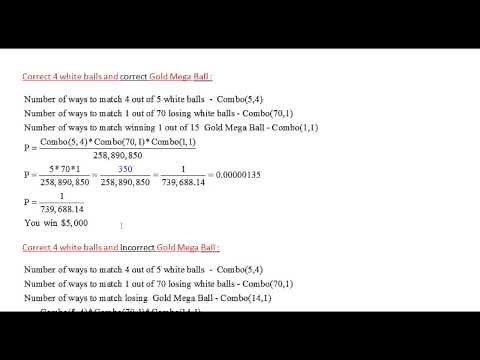 Calculating Lottery Probabilities