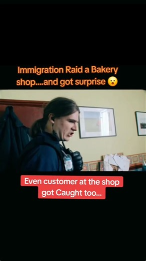 Immigration Raid at a Bakery — Even Customers held for Interrogation! 🍰🥯 #ukreels #ukbailiff #fyp #police #bailiffs #immigration #raid #Deportes #bakery | UK Bailiff