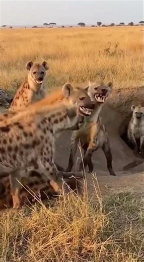 Feeling the Excitement of a Hyena Pack Greeting Their Returning Family Members