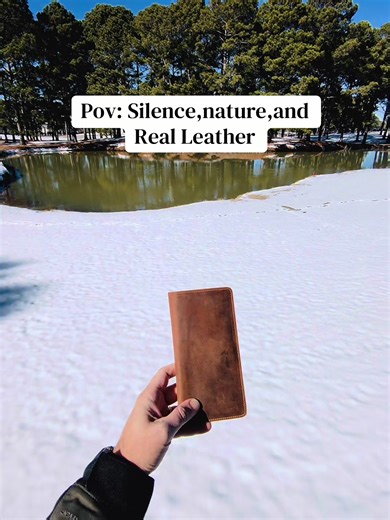 Cold weather. Quiet moments. A wallet made to last — real leather, timeless design. This isn’t a trend. It’s a standard.#luxuryleather #walletstyle #giftidea #leatherwallet #vintage
