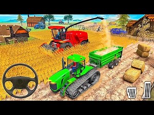 Real Tractor Farming Simulator - New Harvester Farm Game 2022 - Android Gameplay
