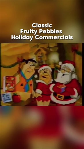 Fruity Pebbles Holiday Commercials Featuring The Flintstones