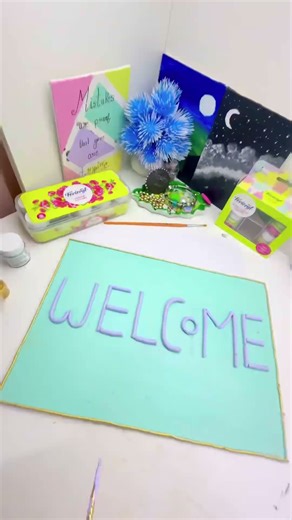 Wall decor make with moulded clay #diy #homedecor