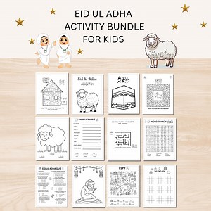 Eid Ul Adha Activity, Eid Activity Printable, Hajj Kids Activity, Eid Ul Adha Printable, Eid Al Adha Coloring, Eid Al Adah Kids Activity - Etsy