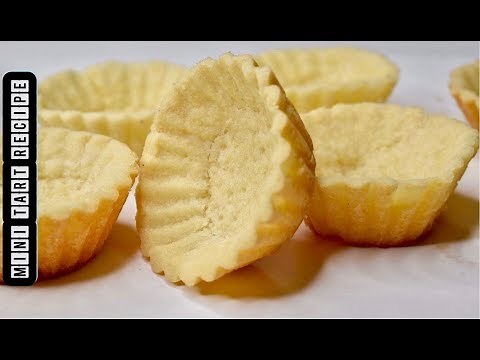 How to make mini tart || Eggless tart recipe || How to ake eggless mini tart