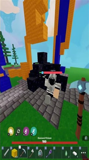 bro just GAVE me his bed 😭 #phobu #roblox #bedwars #robloxbedwars