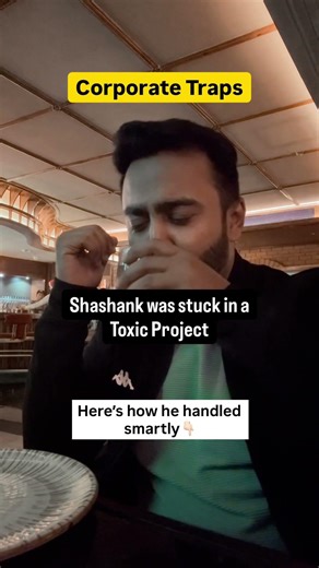 This is how Shashank survived his toxic project. #corporatetruths #workplacereality #toxic