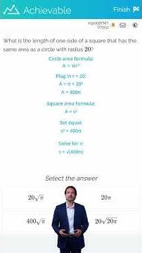 SAT - Area Equivalence (Circle and Square)