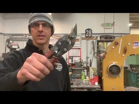 HOW TO USE TIN SNIPS - THE RIGHT WAY!