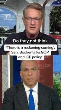 ‘There is a reckoning coming’: Sen. Booker talks GOP and ICE policy