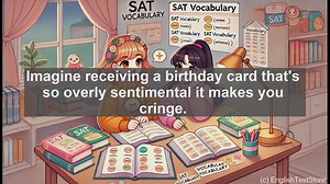 5000 Must Know SAT Vocabulary - SAT Vocabulary: Understanding Mawkish - Beyond Sentimental