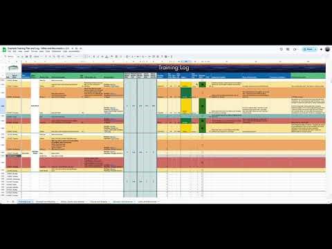 Training Log Overview—Miles and Mountains Coaching