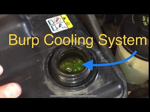 Properly fill and burp cooling system