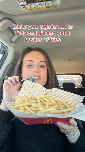 McDonald’s Basket of Fries for $3.99 🍟💛❤️#mcdonalds #fries #mcdonaldsfries #frenchfries #fastfood