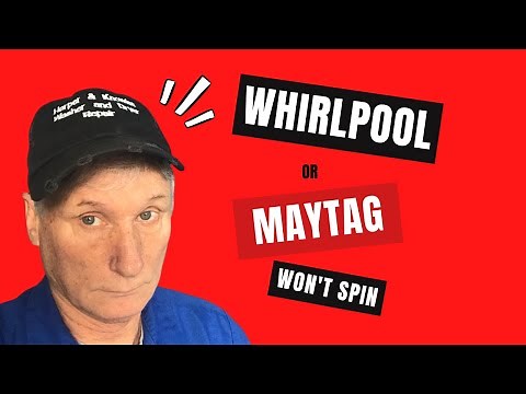 How To Fix Whirlpool & Maytag Washer: Replacing Tub Hub for Spinning Issue