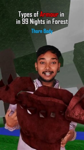 Types of Armour in 99 Nights in Forest | #roblox #99nightintheforest