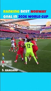 Ranking best Norway goal in 2026 world cup!