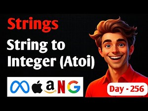 String to Integer (Atoi) | LeetCode & GFG | Striver A2Z DSA Sheet | Crack TCS Wipro Infosys MAANG