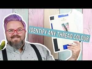 How to Identify Unmarked DMC Thread | Caterpillar Cross Stitch