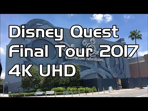 Disney Quest - Final Days 2017| Full Tour in 4K | Walt Disney World