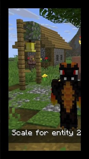 How to Change Your Character Size in Minecraft (Giant & Tiny Player!) #minecraftshorts